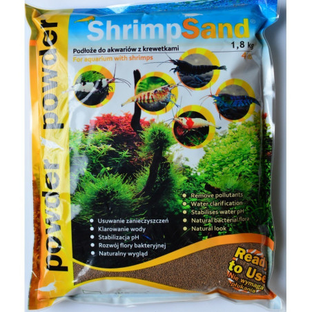 Aqua-art Shrimp Sand 4kg - Idealne brązowe podłoże dla krewetek