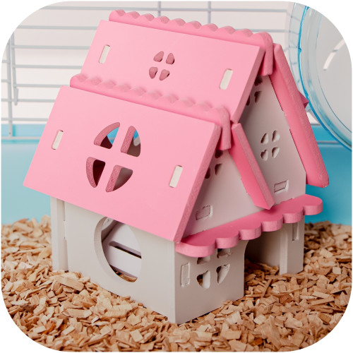 Furrever Friends English Mouse-House - domek dla myszy i chomików | Przytulny, łatwy w czyszczeniu