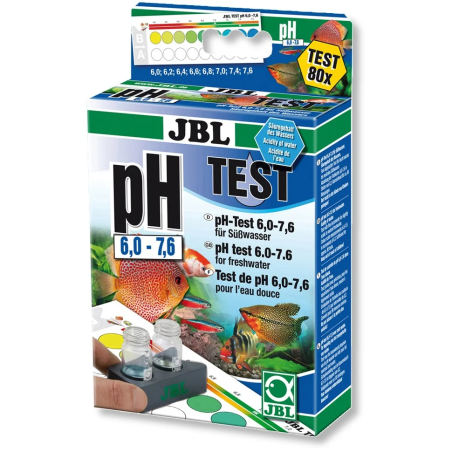JBL Test PH 6,0-7,6 - Precyzyjny pomiar pH, idealny do akwariów słodkowodnych