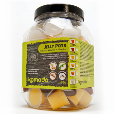 Żelki dla gadów Komodo Jelly Pot Fruit Mix 60 szt. – miks owocowy w żelu