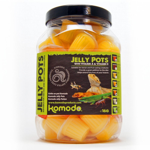 Żelki dla gadów Komodo Jelly Pot Fruit Mix 60 szt. – miks owocowy w żelu