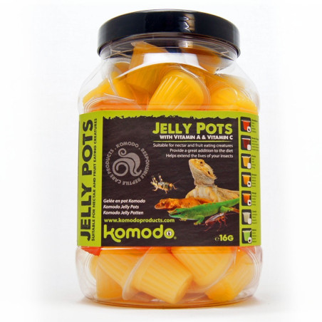 Żelki dla gadów Komodo Jelly Pot Fruit Mix 60 szt. – miks owocowy w żelu