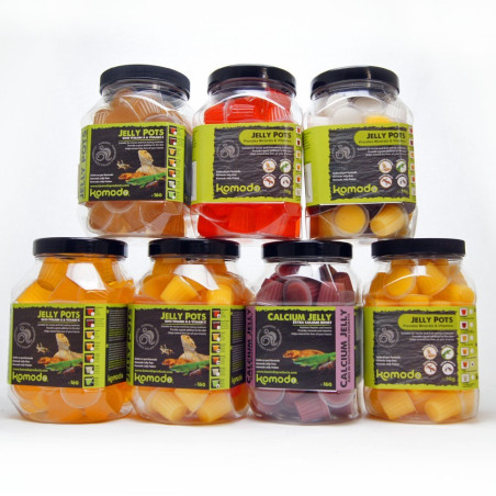Żelki dla gadów Komodo Jelly Pot Fruit Mix 60 szt. – miks owocowy w żelu