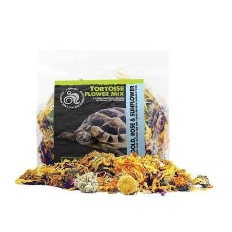 Zioła dla żółwi Komodo Tortoise Flower Mix 60 g - lecznicza mieszanka kwiatów