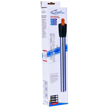 LansenFish Steel Heater 100W - Idealna do akwarium 50–100 l