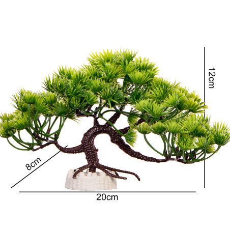 Kruger Meier Plant Twisted Pine - roślinka sztuczna | Realistyczny wygląd, bez pielęgnacji