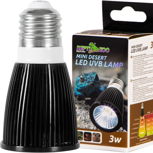 Repti-Zoo LED UVB Lamp Desert - żarówka LED UVB 10.0 pustynna | Optymalne UVB dla gadów