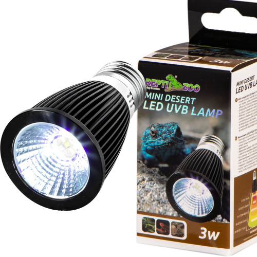 Repti-Zoo LED UVB Lamp Desert - żarówka LED UVB 10.0 pustynna | Optymalne UVB dla gadów