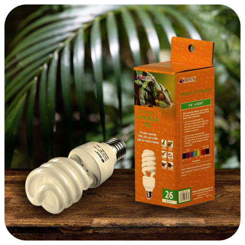 Resun Tropical UVB Bulb 5.0 26W - Idealna do terrarium
