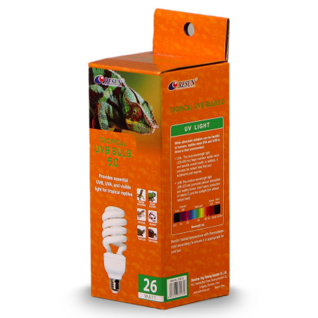 Resun Tropical UVB Bulb 5.0 26W - Idealna do terrarium