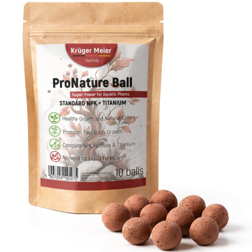 Kulki nawozowe Kruger Meier ProNature Ball 10 z biostymulatorem dla roślin akwariowych