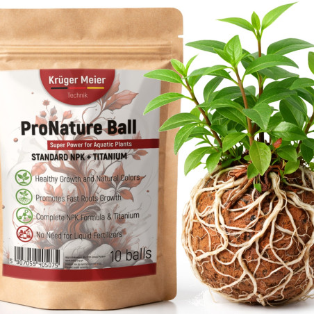 Kulki nawozowe Kruger Meier ProNature Ball 10 z biostymulatorem dla roślin akwariowych