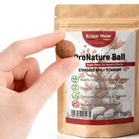 Kulki nawozowe Kruger Meier ProNature Ball 10 z biostymulatorem dla roślin akwariowych