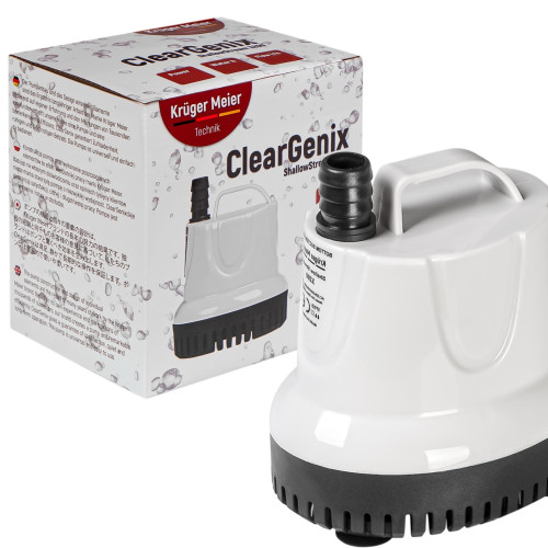 Pompa niskiego zanurzenia Krüger Meier ClearGenix 1200 1200 l/h do oczka wodnego