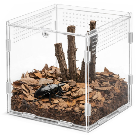 Terrarium akrylowe Terrario MicroAir Hab 15×15×15 cm