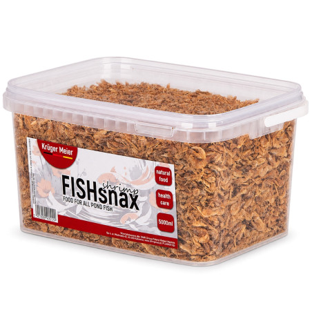 Pokarm dla karpi koi Kruger Meier FISHsnax Shrimps 5000 ml o smaku krewetek