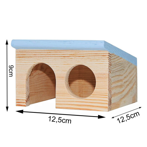 Nature Mouse Home S domek drewniany dla gryzoni - Przytulny i bezpieczny