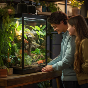 Terrario SunFusion Duo - podwójna oprawka na żarówki grzewcze i UVB