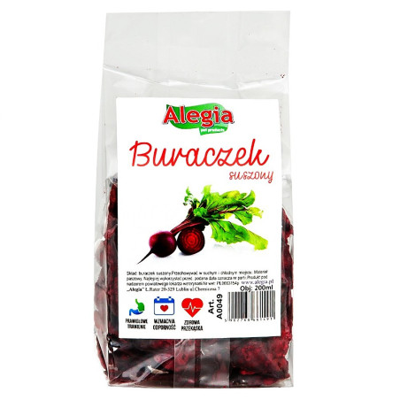 Alegia czips z buraka 60g | Zdrowa przekąska dla gryzoni