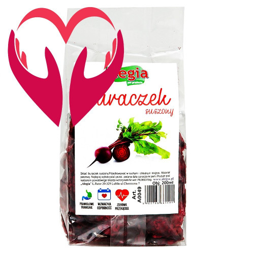 Alegia czips z buraka 60g | Zdrowa przekąska dla gryzoni
