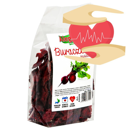Alegia czips z buraka 60g | Zdrowa przekąska dla gryzoni