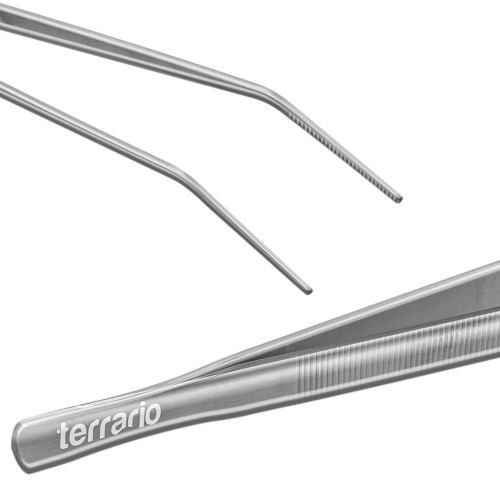 Terrario ViperTweez Bent XXL - pęseta zagięta 48cm | Precyzyjne, bezpieczne chwytanie