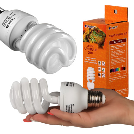 Resun Desert UVB Bulb 10.0 26W - Idealna dla gadów, zdrowe kości i aktywność