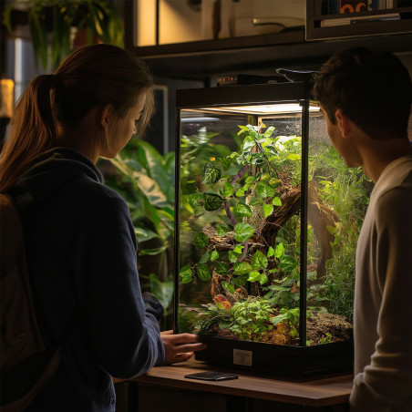 Terrario – Sztuczna Roślina do Terrarium – Wiszący Bluszcz 80 cm - Realistyczny wygląd