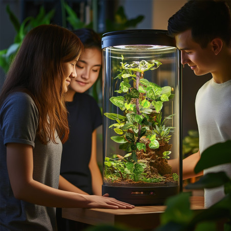 Terrario – Sztuczna Roślina do Terrarium – Wiszący Bluszcz 80 cm - Realistyczny wygląd