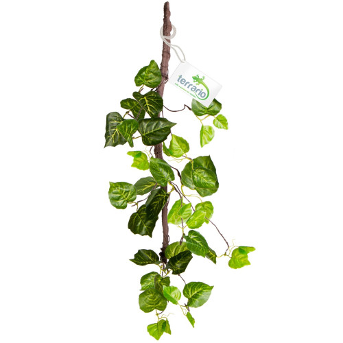 Terrario – Sztuczna Roślina do Terrarium – Wiszący Bluszcz 80 cm - Realistyczny wygląd
