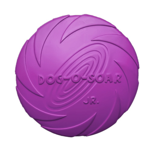 Pet Nova zabawka - dysk gumowy frisbee fioletowy 22cm | Idealna do aportowania