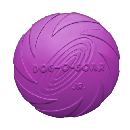 Pet Nova zabawka - dysk gumowy frisbee fioletowy 22cm | Idealna do aportowania