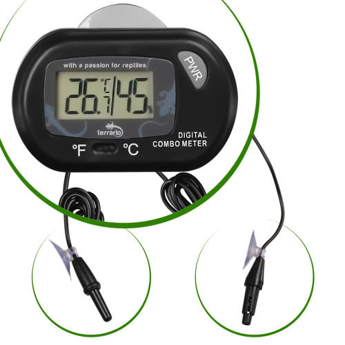 Terrario Rotom Digital Thermometer Hygrometer | Precyzyjny pomiar i kontrola wilgotności w terrarium