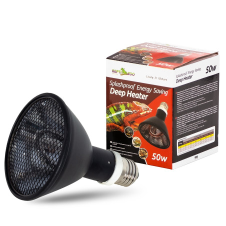 Repti-Zoo Deep Heater 50W - promiennik ciepła | Stabilne ogrzewanie terrarium
