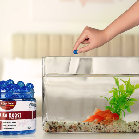 Kruger Meier BioVita Boost - bakterie w żelowych kulkach do akwarium | Krystaliczna woda