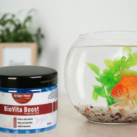 Kruger Meier BioVita Boost - bakterie w żelowych kulkach do akwarium | Krystaliczna woda