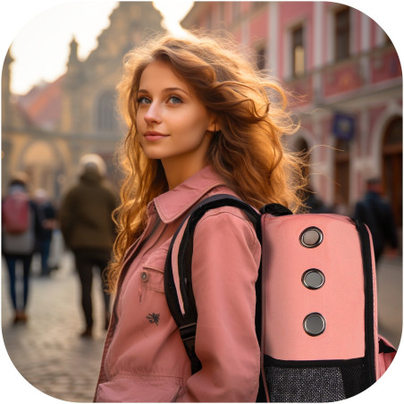 Furrever Friends Catpack Pink plecak transporter dla kota i psa - Bezpieczny i wygodny transport