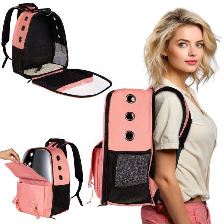 Furrever Friends Catpack Pink plecak transporter dla kota i psa - Bezpieczny i wygodny transport