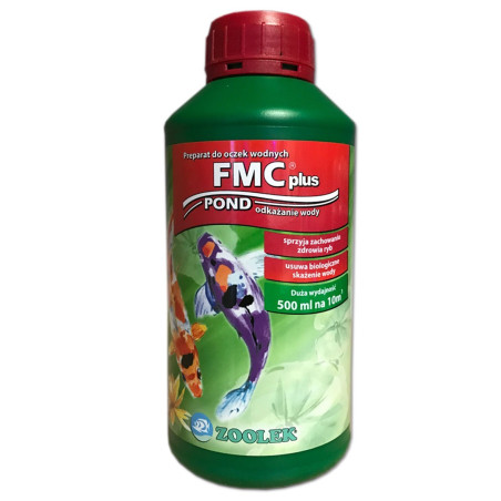 Zoolek FMC 500ml (preparat odkażający) - Krystaliczna i bezpieczna woda w oczku wodnym