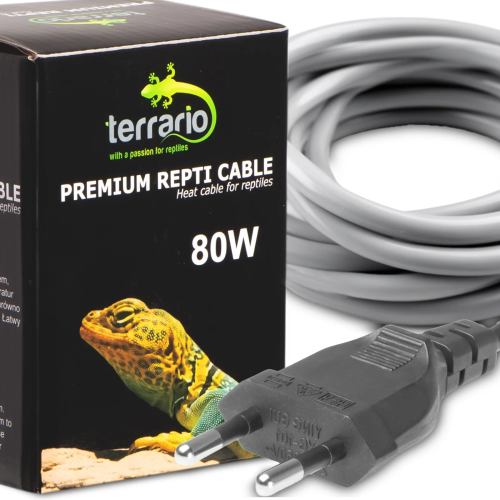 Terrario Premium Repti Cable 80W 10,5m - Wodoodporny kabel, bezpieczne ogrzewanie dla gadów