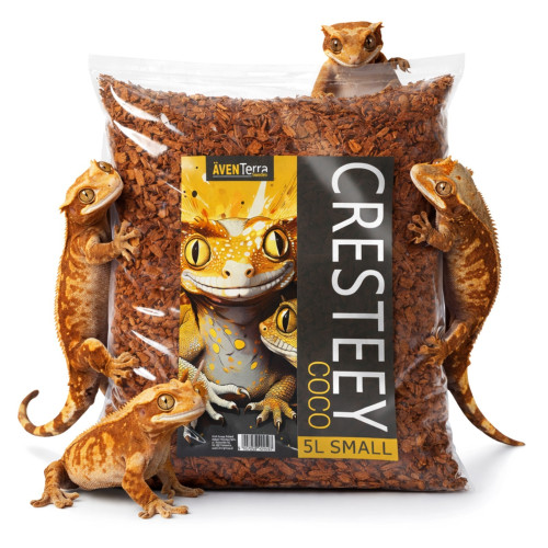 Podłoże kokosowe Aventerra CRESTEEY 5 l (small), zrębki kokosa do terrarium