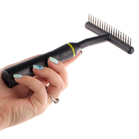 Groom Dog Undercoat Rake Short - profesjonalne zgrzebło dla psa 1cm | Skuteczne usuwanie podszerstka
