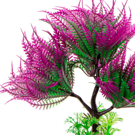 Kruger Meier Plant Purple Palm roślinka sztuczna - Idealna do akwarium