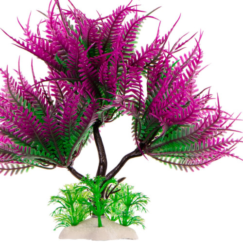 Kruger Meier Plant Purple Palm roślinka sztuczna - Idealna do akwarium