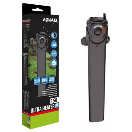 Aquael Ultra Heater D&N 150W - grzałka do akwarium | Stabilna temperatura dla ryb