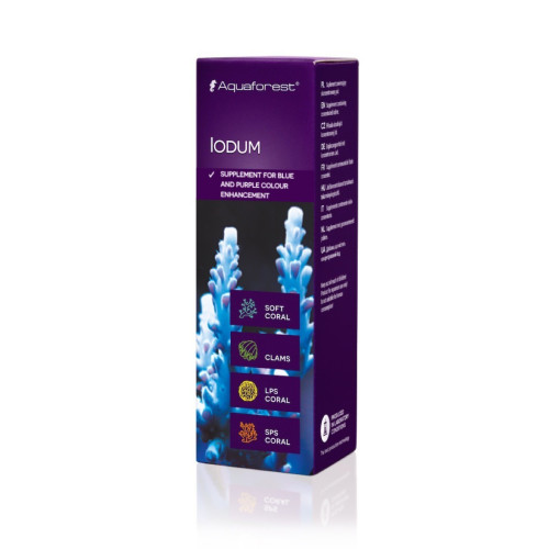 Aquaforest Iodum 10ml - Precyzyjne uzupełnianie jodu dla zdrowych koralowców
