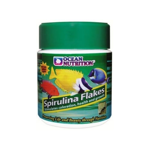 Ocean Nutrition Spirulina Flakes 34g - Naturalny pokarm wzmacniający kolor i zdrowie rybek