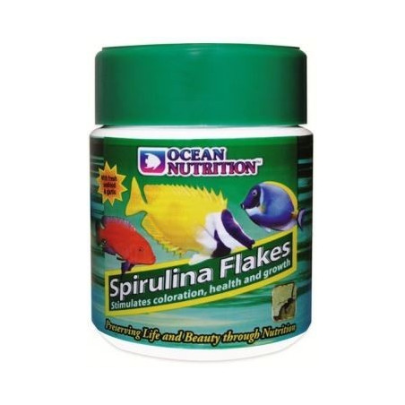 Ocean Nutrition Spirulina Flakes 34g - Naturalny pokarm wzmacniający kolor i zdrowie rybek
