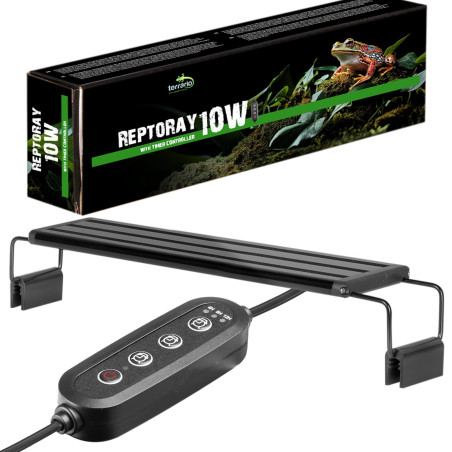 Terrario ReptoRay 10W - lampa LED do terrarium 45cm | Idealna do 45 cm terrarium