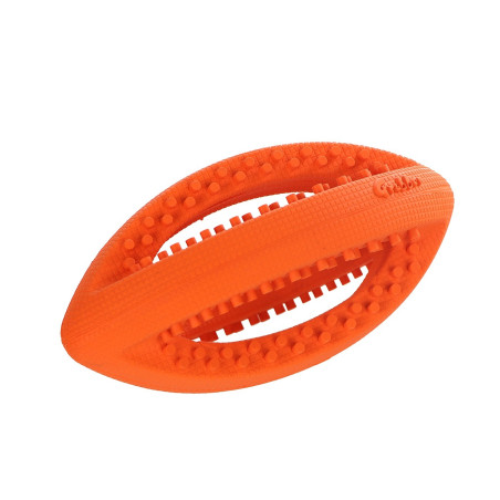 HappyPet Interactive Rugby Ball Mini - Wytrzymała gumowa piłka dla psa idealna do aportu